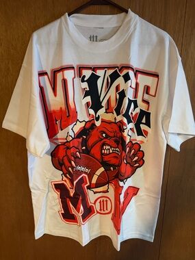 Evil Vice/MI Vice Bulldog Exclusive T Shirt white